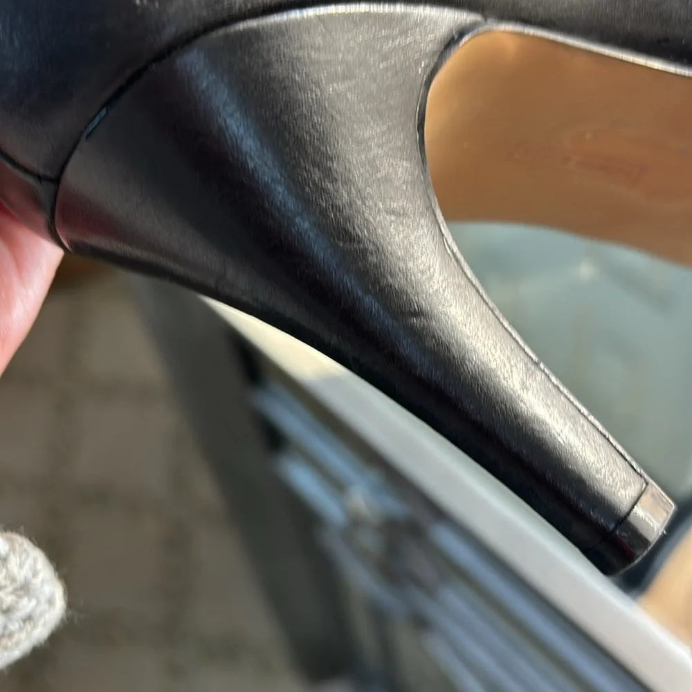 Vince Camuto black‎ leather boots